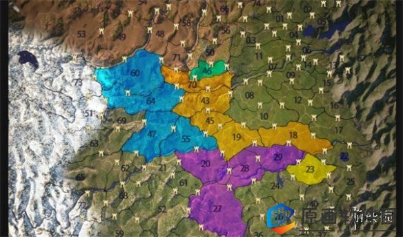 《帝国神话》郡县地图介绍
